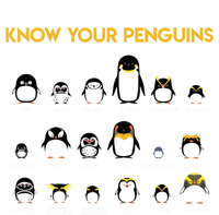 Penguin Species Know Your Penguins Gift Funny Gift Women's Long Sleeve Flannel Pajama Set 