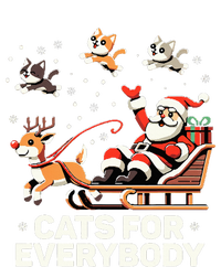 Cats For Everybody Funny Christmas Cat Xmas Santa Tall Sweatshirt