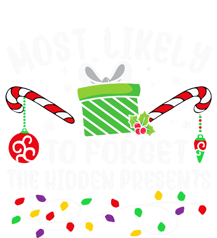 Most Likely To Forget The Hidden Presents Funny Christmas Performance Long Sleeve Polo