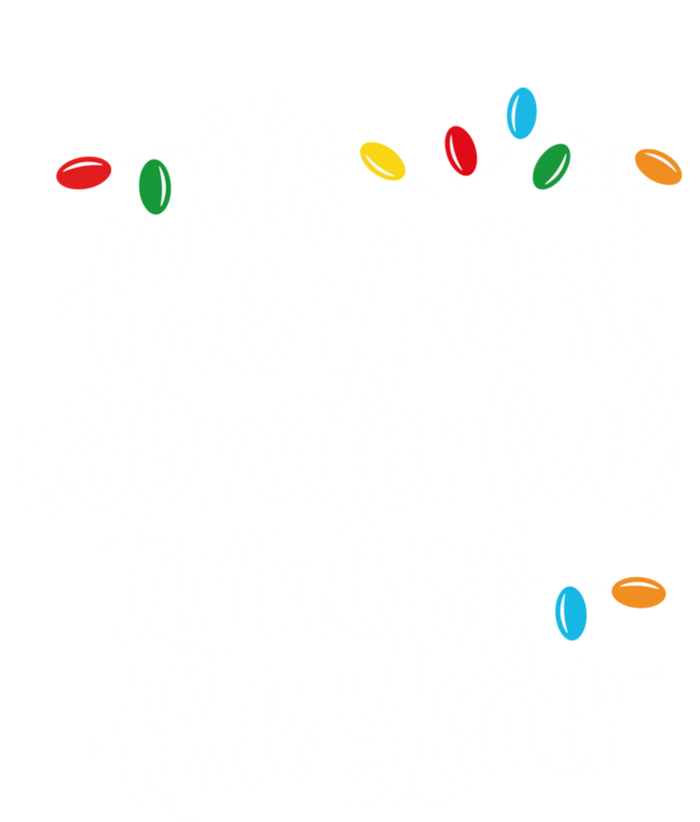 ItS The Most Wonderful Time Of The Year Christmas Lights Gift Tank Top