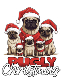 Pugly Christmas Funny Pug Dog Lover Xmas Family Saying Cute Meaningful Gift Mousepad