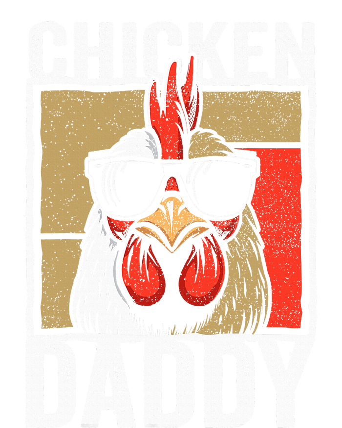 Chicken Daddy Rooster Farmer Funny Fathers Day T-Shirt