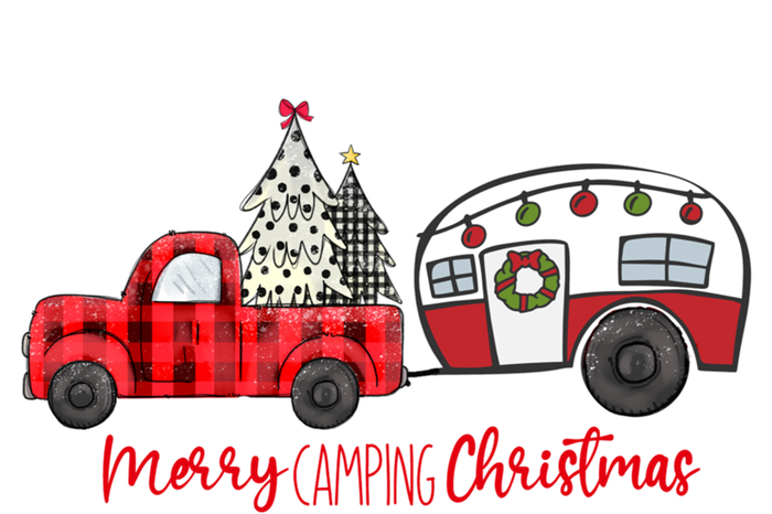 Merry Camping Christmas Vintage Truck Camper RvErs Great Gift T-Shirt