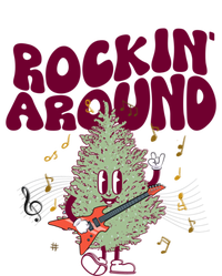 Rockin Around Groovy Christmas Tree Cute Gift T-Shirt