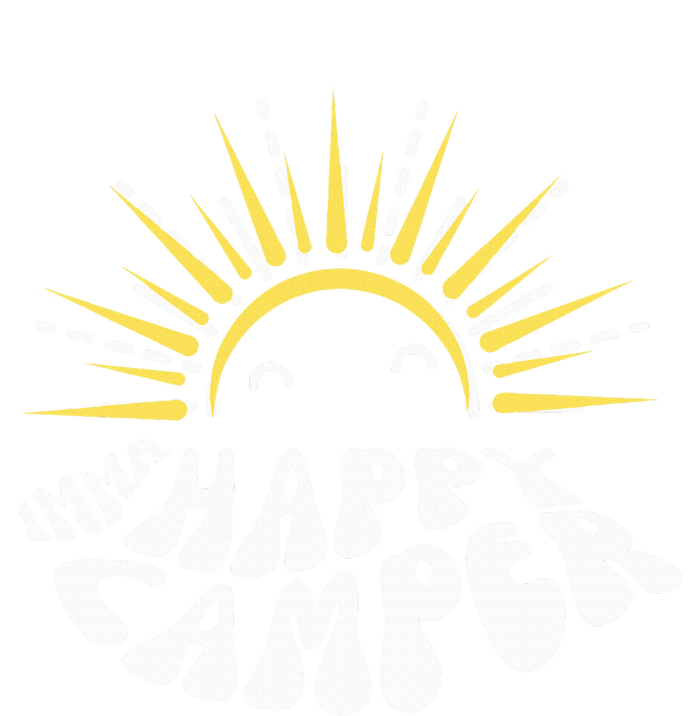 Imma Happy Camper Smiling Sun  Zip Tote Bag