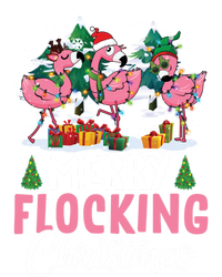 Merry Flocking Christmas Flamingo Pink In Santa Hat Gift Fun Gift Softstyle Adult Sport Polo