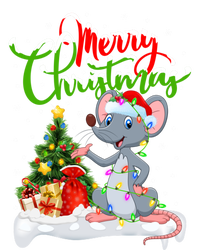 Mouse Lover Xmas Decorations Santa Mouse Christmas Gift Women's T-Shirt