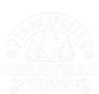 Christmas Farm Fresh Trees Retro Farmer T-Shirt