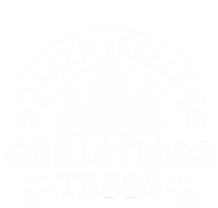 Christmas Farm Fresh Trees Retro Farmer T-Shirt