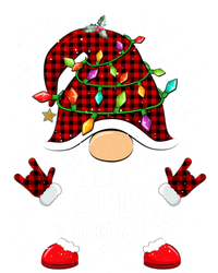 Silly Gnome Family Buffalo Plaid Christmas Light Pajama Gift T-Shirt