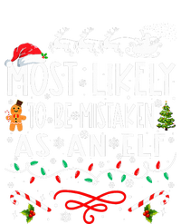 Most Likely To Be Mistaken As An Elf Family Christmas  Women's Flannel Pajama Set