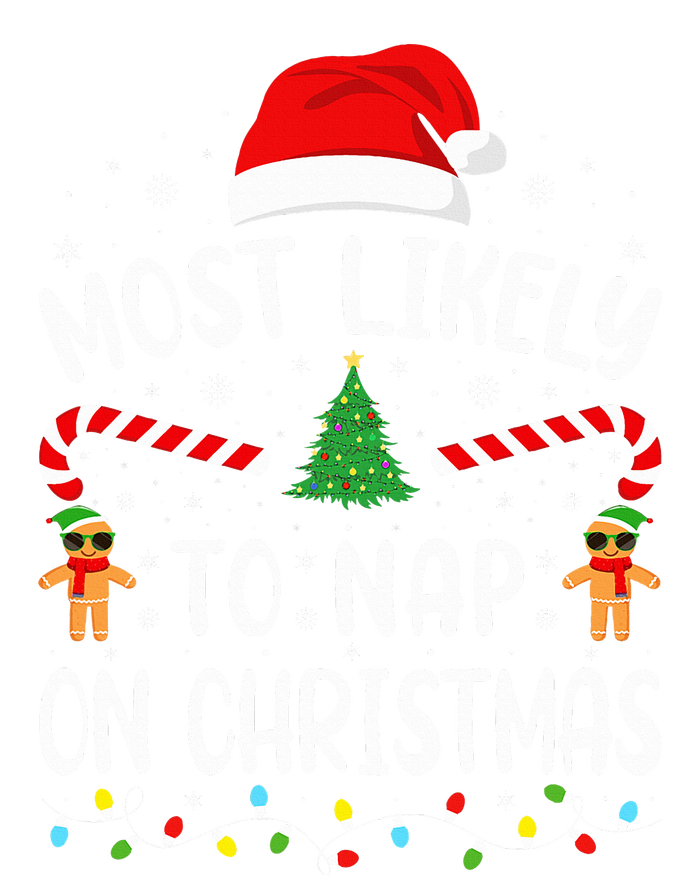 Most Likely To Nap On Christmas Squad Family Joke Costume  T-Shirt