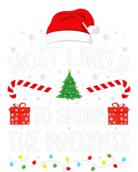 Most Likely To Shake The Presents squad family Christmas  Women's Flannel Pajama Set