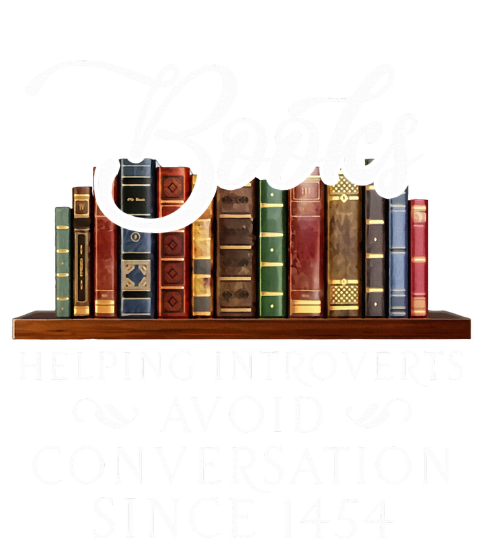 Books helping introverts avoid conversation  T-Shirt