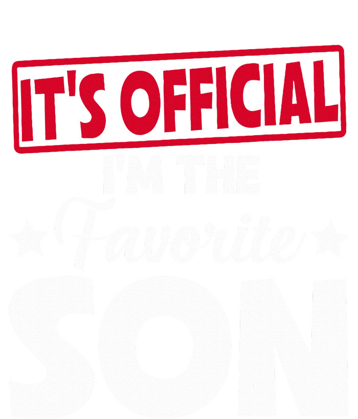 It's O.fficial I'm The Favorite Son funny  V-Neck T-Shirt