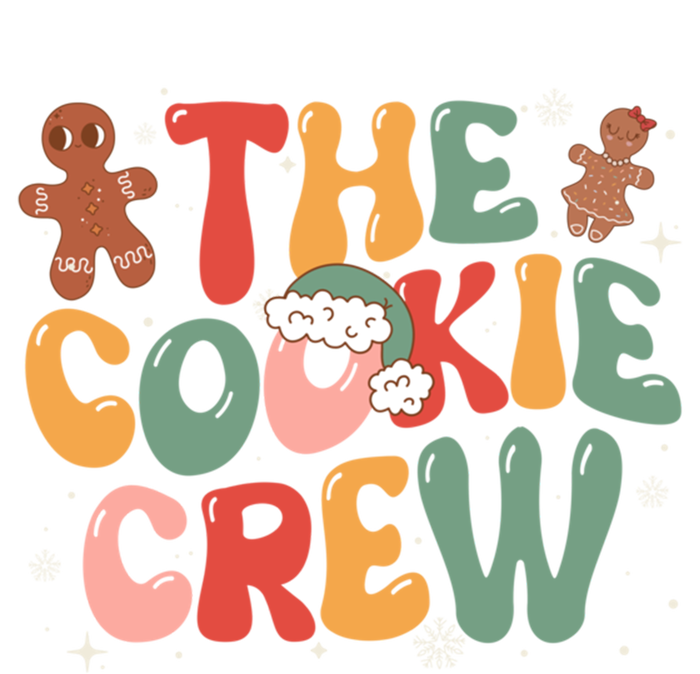 The Cookie Crew Baking Retro Groovy Christmas Gingerbread Gift Tall Sweatshirt