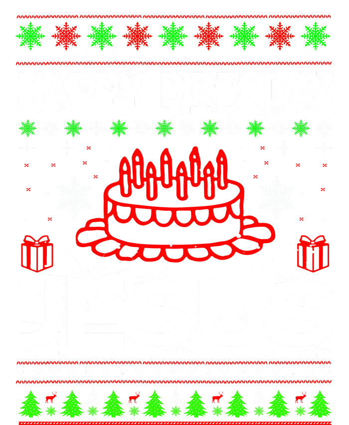 Happy Birthday Jesus Ugly Christmas Tank Top