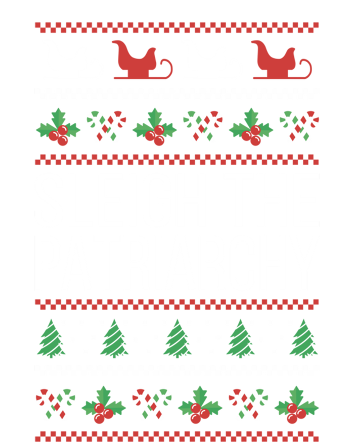 Sleigh The Patriarchy Feminist Christmas Lover Gift Premium Hoodie