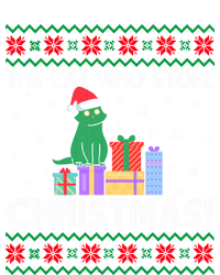 The Cat Who Stole Christmas Gift Funny Xmas Ugly Sweater Gift V-Neck T-Shirt