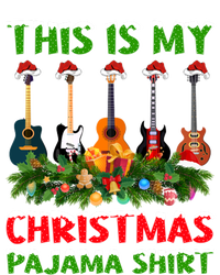 This Is My Christmas Pajama Gift Bass Guitar Christmas Gift Pom Pom 12in Knit Beanie