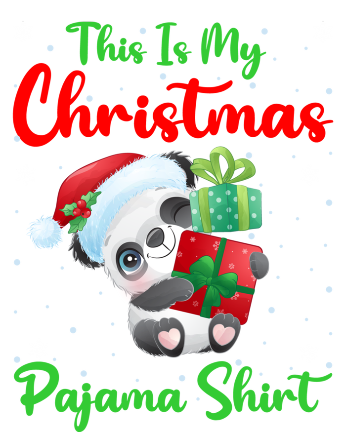 This Is My Christmas Pajamas Xmas Decoration Panda Christmas Great Gift T-Shirt