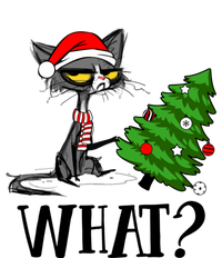 Ugly Cat Christmas Tree What? Catcute Catxmas Cat Gift T-Shirt