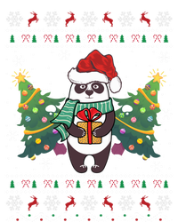 Ugly Sweater Panda Lover Xmas Tree Santa Panda Christmas Gift Sweatshirt Cinch Pack Bag