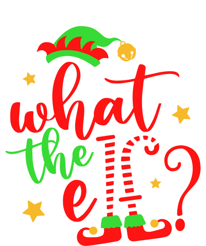 What The Elf ? Christmas Pajama Xmas Holiday Funny Funny Gift Ladies Essential Flowy Tank