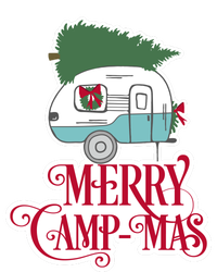 Christmas Vintage Camper Gift Merry Campmas T-Shirt