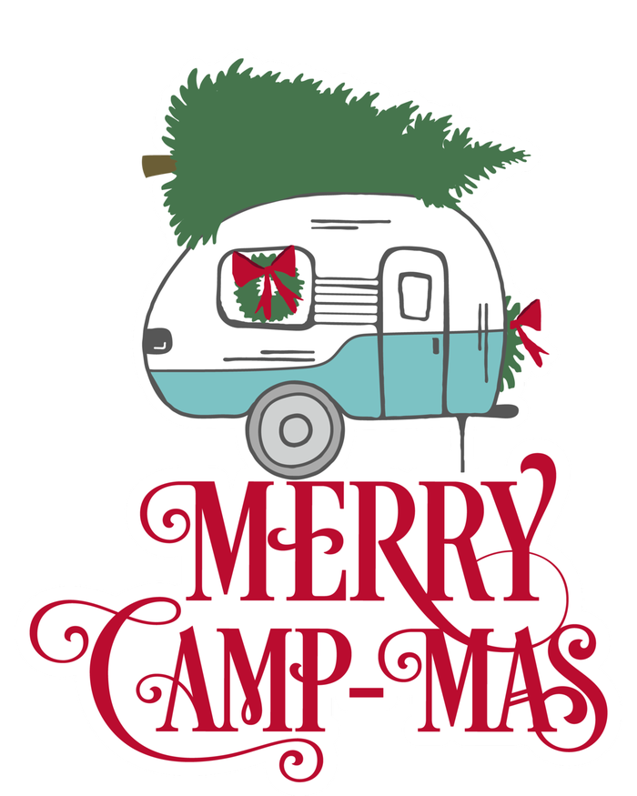 Christmas Vintage Camper Gift Merry Campmas T-Shirt