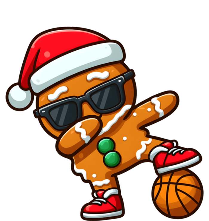 Cool Dabbing Gingerbread Santa Basketball Xmas Cookie Pajama Cool Gift Sustainable Knit Beanie