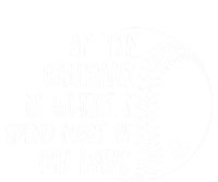 At The Ballpark Is Where I Spend Most Of My Days Baseball Meaningful Gift T-Shirt