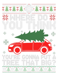 Where Do You Think You're Gonna A Tree That Big Ugly Sweater Mesh Reversible Basketball Jersey Tank