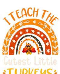 I Teach The Cutest Little Turkeys Thanksgiving Teacher T-Shirt