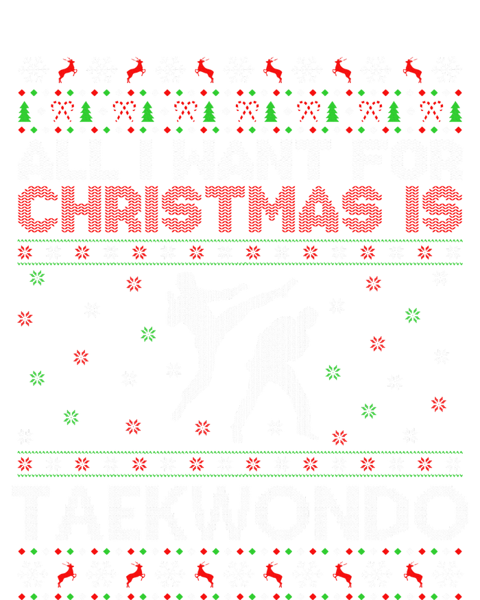 All I Want For Christmas Is Ugly Taekwondo Christmas Valucap Bio-Washed Visor