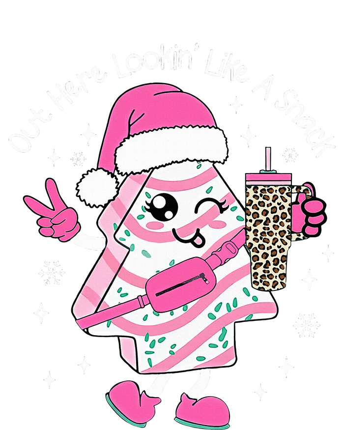 Out Here Looking Like A Snack Cute Boo Jee Xmas Trees Cakes Women's Pullover Hoodie