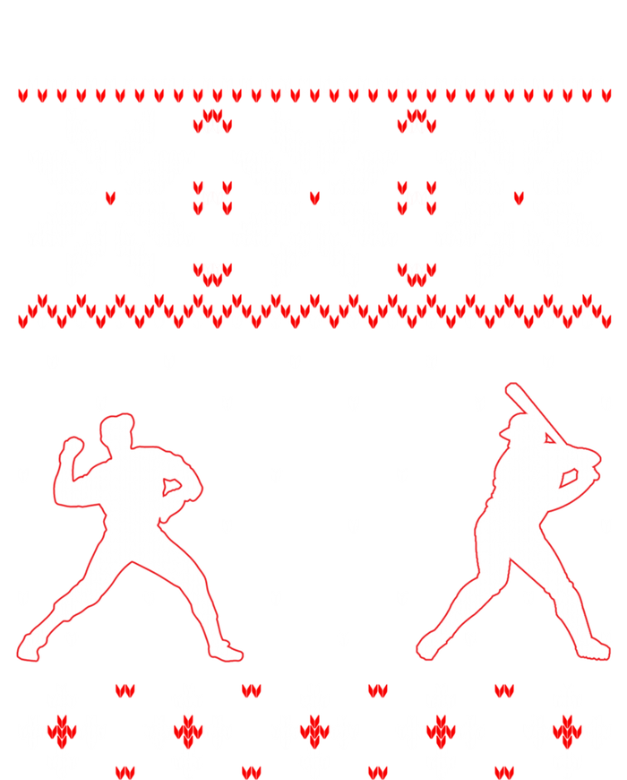 Baseball Pitcher And Batter Outdoor Game Ugly Christmas Gift Sweatshirt