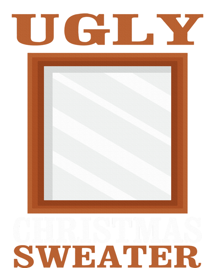 Ugly Christmas Sweater With Mirror Funny Xmas Premium Hoodie