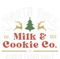 North Pole Milk And Cookie Co Vintage Christmas Company 7-Panel Snapback Hat