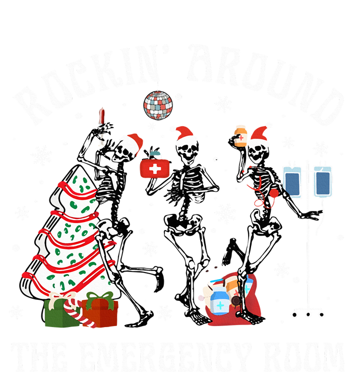 Rockin' Around The Emergency Room Christmas Xmas Nurse Funny T-Shirt