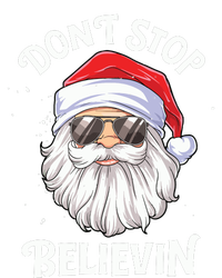 Dont Stop Believin Santa Funny Christmas Boy Kids Gifts T-Shirt