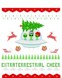 Funny Ugly Christmas Alien UFO Santa Reindeer Tree Gift  Sweatshirt