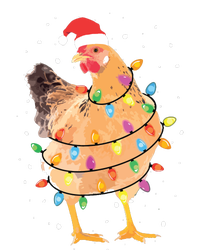 Christmas Lights Chicken Shirts Santa Funny Xmas Tree Chicken Long Sleeve Shirt