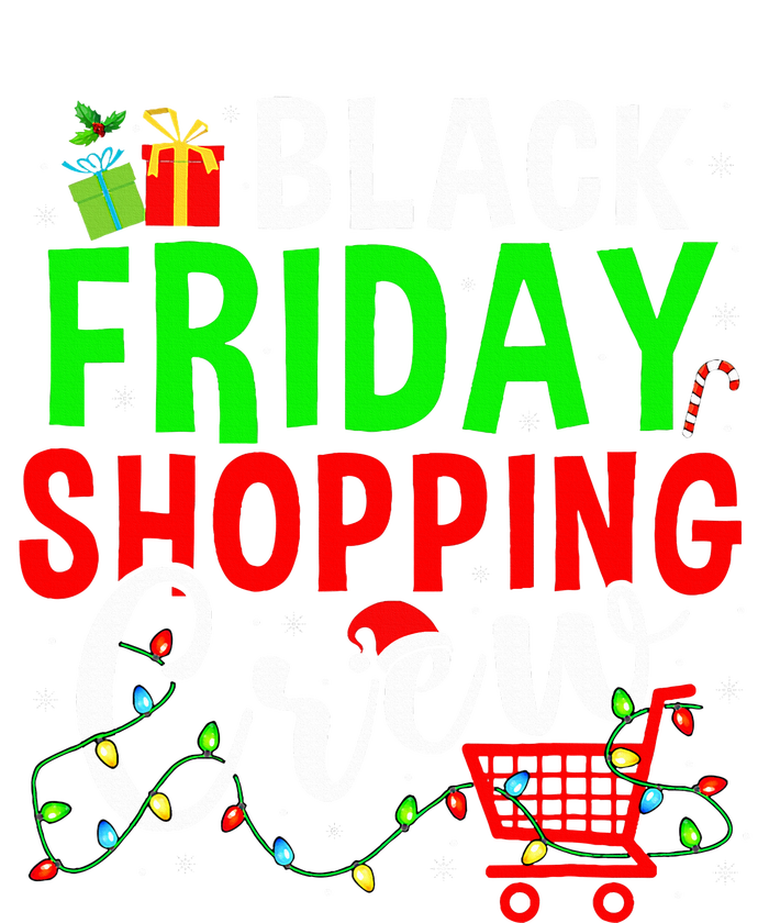 Friday Shopping Crew Christmas Lights Black Shopping Family  Hoodie