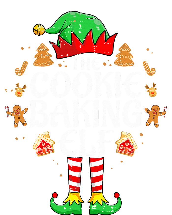 The Cookie Baking Elf Xmas Matching Christmas Family Pajama  Ladies Essential Flowy Tank