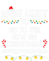 Most Likely To Go To The Gym On Christmas Family Matching  Ladies Essential Flowy Tank