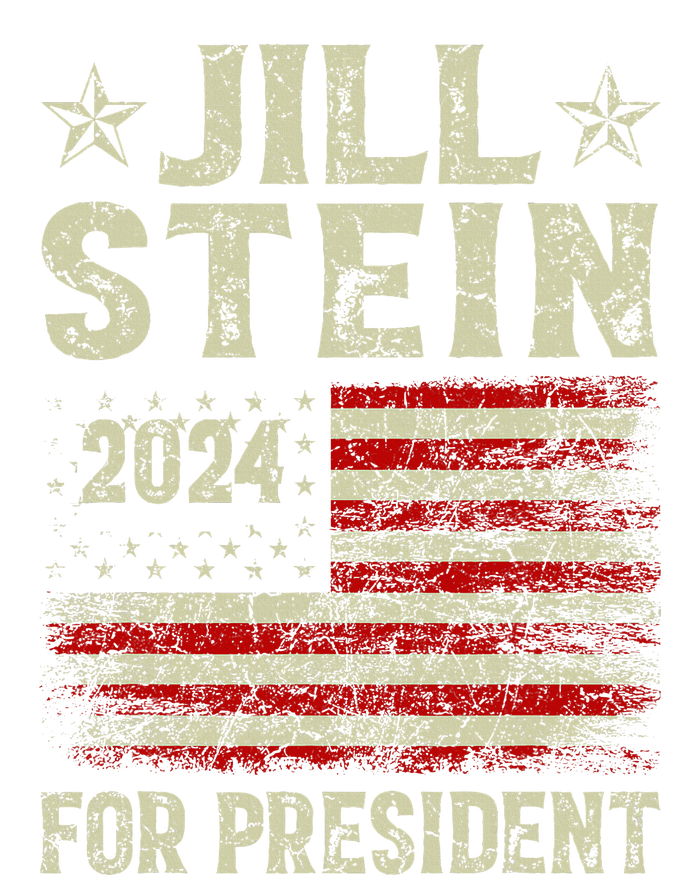 Jill Stein For President 2024 Green Party USA Flag Vintage  Hooded Wearable Blanket