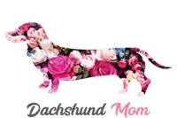 Dachshund Mom Gift Floral Doxie Mama MotherS Day Gift Women's Racerback Tank