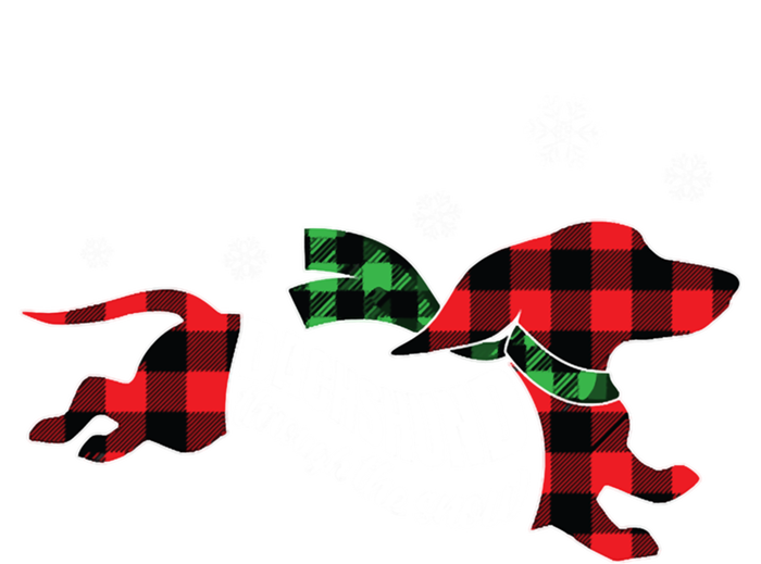 Dachshundthrough The Snow Doxie Dog Plaid Christmas Cool Gift Full Zip Hoodie