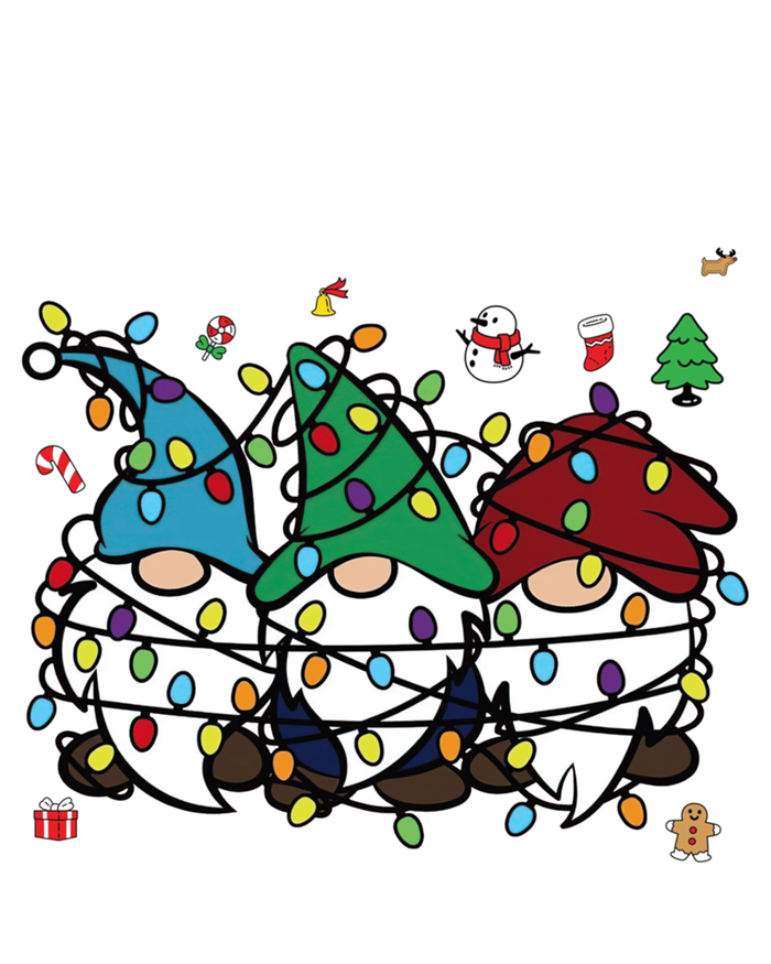 Everything Is Fine Christmas Paraprofessional Cute Gnomies Gift T-Shirt